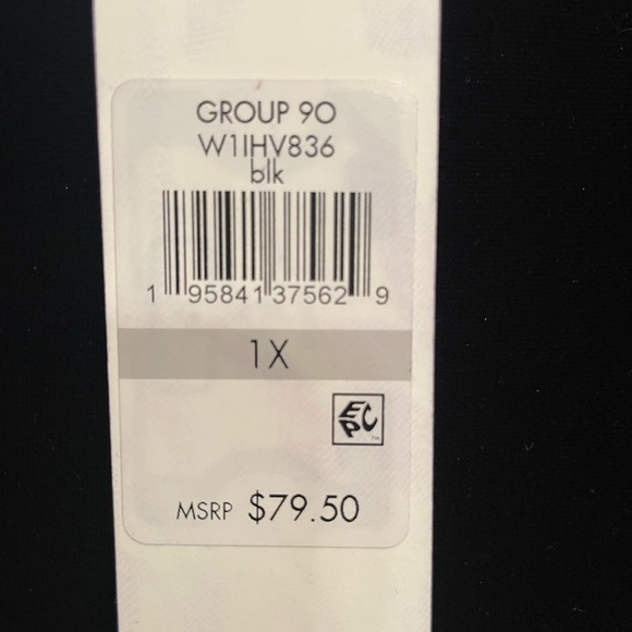 Calvin Klein Women's Black Velvet Top - Picture 2 of 10